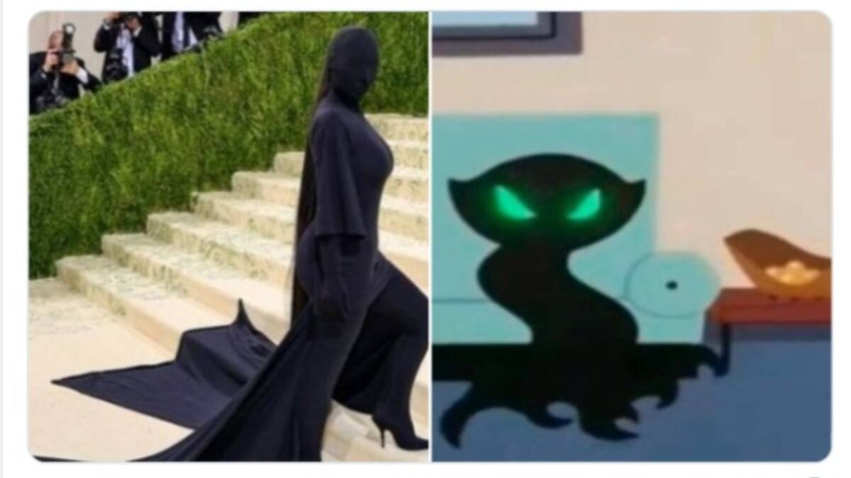 Los memes que dejó el atuendo de Kim Kardashian en la Met Gala 2021