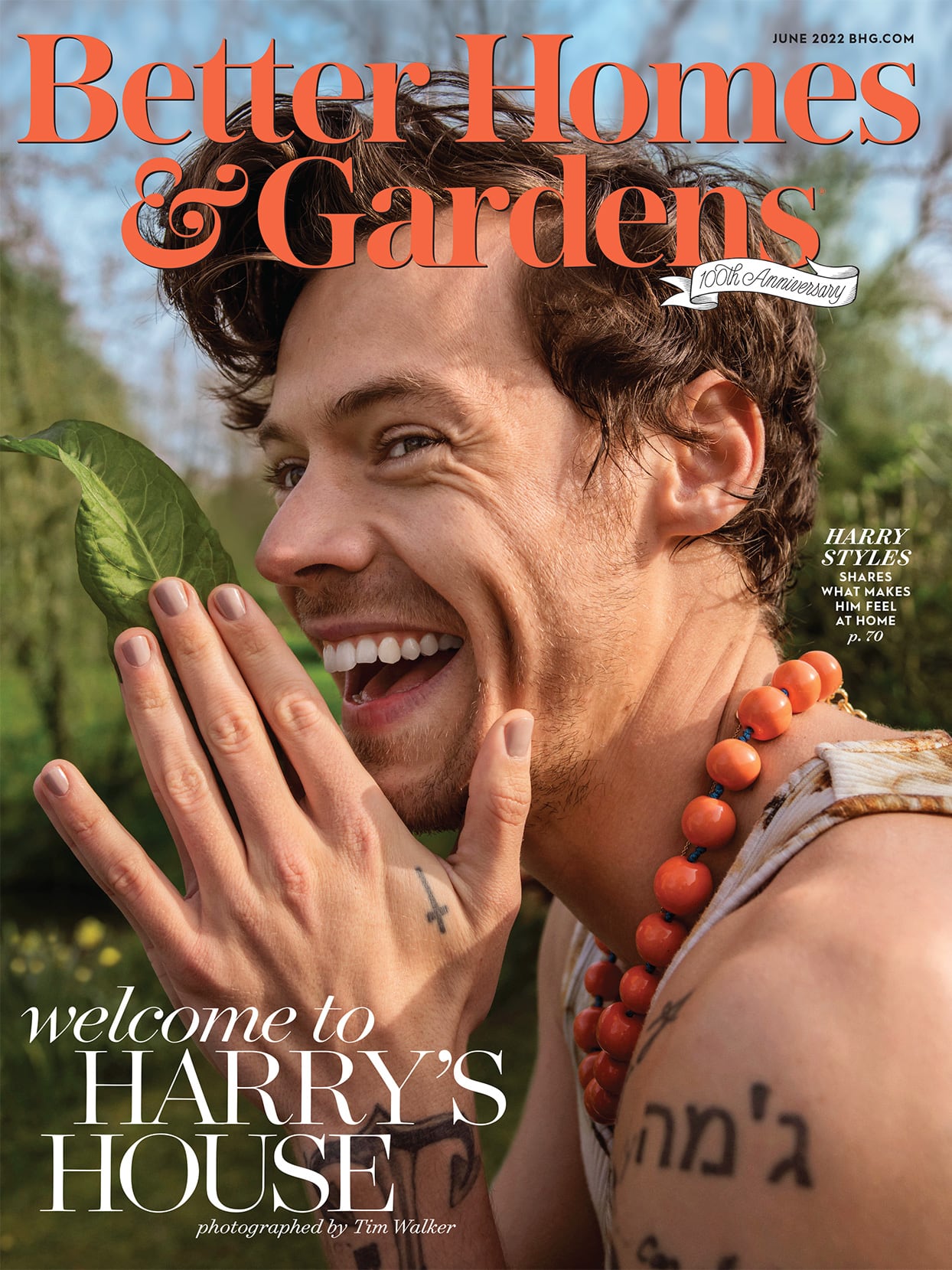 Portada «Better Homes & Gardens» de Junio (Harry Styles)