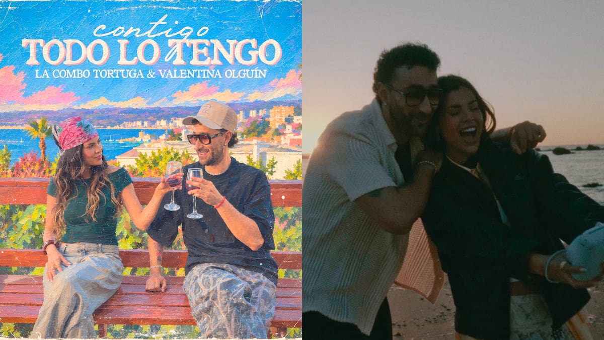 La Combo Tortuga calienta motores para el Santander Arena con "Contigo Todo Lo Tengo" junto a Vale Olguín