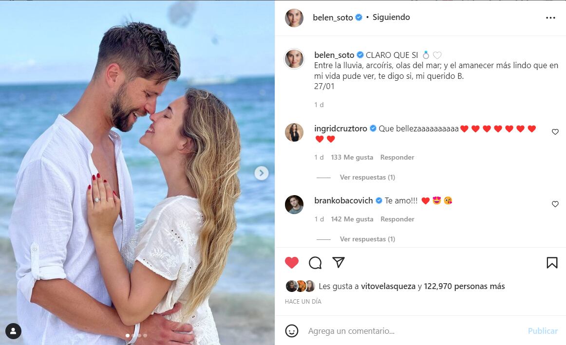 Belén Soto y Branko Bacovich