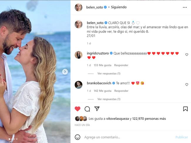 Belén Soto y Branko Bacovich