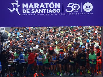 Maratón de Santiago 2026: Conoce los cortes y desvíos de tránsito por el evento deportivo
