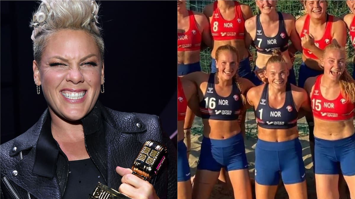 Pink apaña al equipo de handball noruego: Ofreció pagar la sexista multa que les impusieron