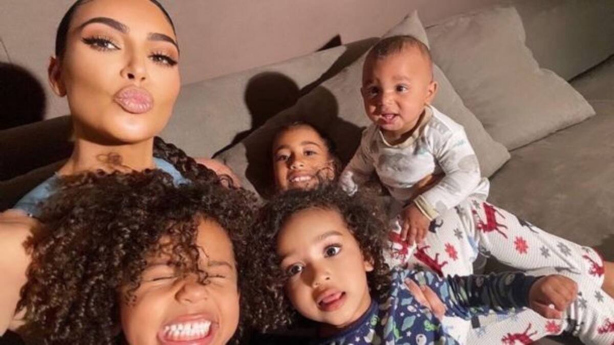 ¿Pequeños emprendedores? El regalo que le dieron sus hijos a Kim Kardashian en el Día de la Madre