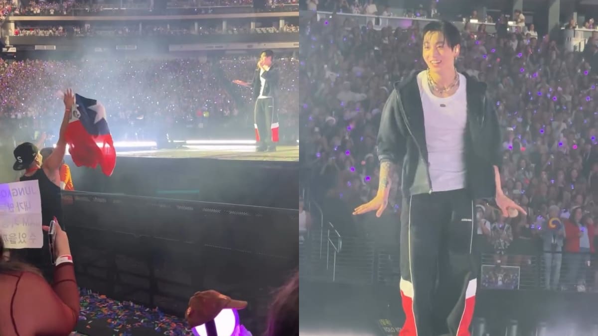 ¡Siempre hay uno!: chileno se vuelve viral por bailar con Jungkook durante el show de BTS en Las Vegas