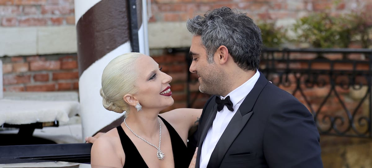 VENICE, ITALY - SEPTEMBER 04: Lady Gaga and Michael Polansky are seen at the 81st Venice International Film Festival on September 04, 2024 in Venice, Italy. (Photo by Jacopo Raule/FilmMagic)