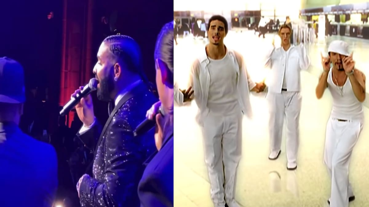 ¿El mejor regalo? Drake celebra sus 40 años cantando junto a los Backstreet Boys