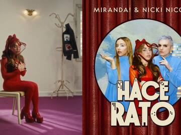 Miranda! y Nicki Nicole fusionan talentos en "Hace Rato"