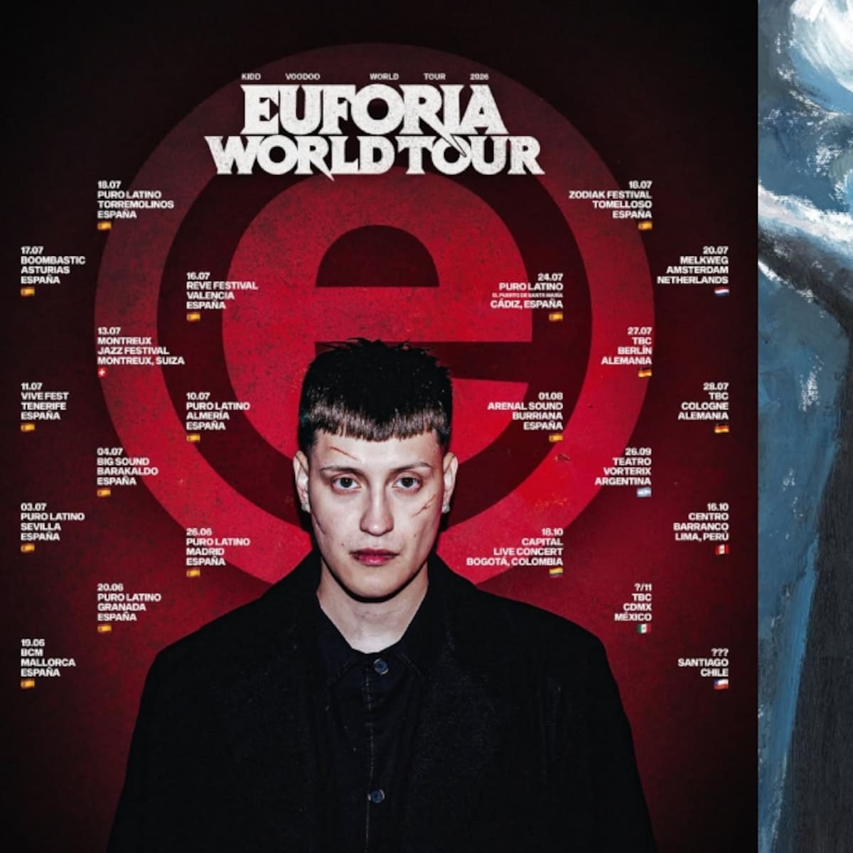 Nuevo salto internacional: Kidd Voodoo anuncia ambiciosa gira mundial y estos son los países que visitará