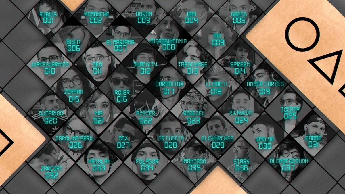 Ya comenzó la transmisión de El Rubius con su propio Juego del Calamar a través de Twitch