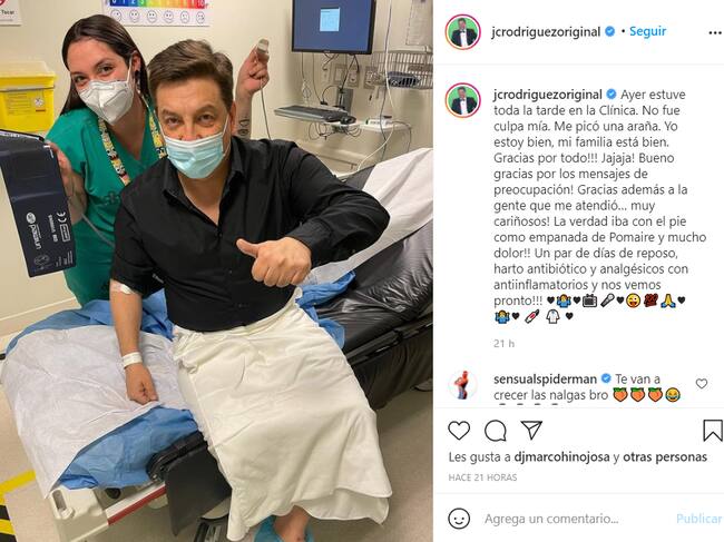 Julio César Rodríguez araña