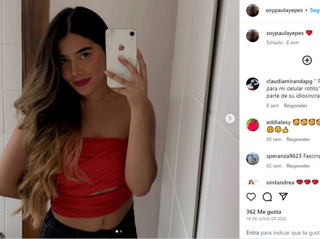 Captura @soypaulayepes