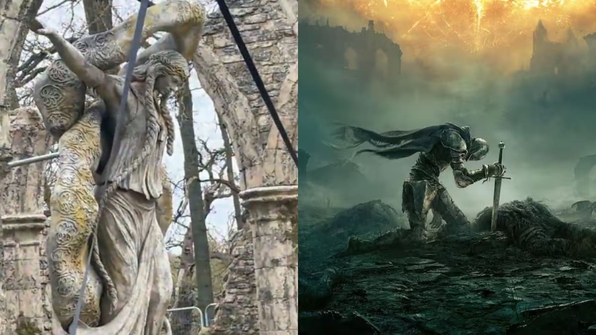 La estatua de Márika en su máximo esplendor: filtran el set del live-action de "Elden Ring"