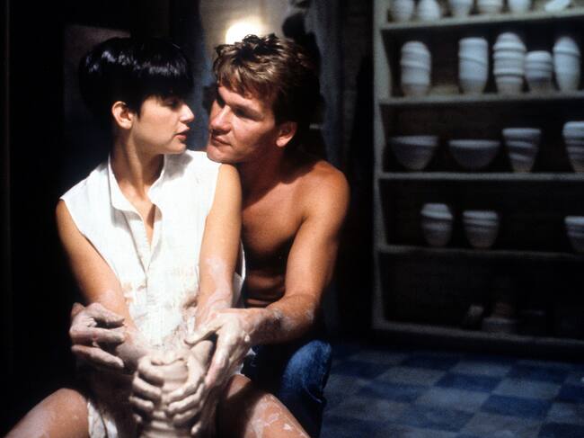 Demi Moore y Patrick Swayze en la película «Ghost» (Getty Images)