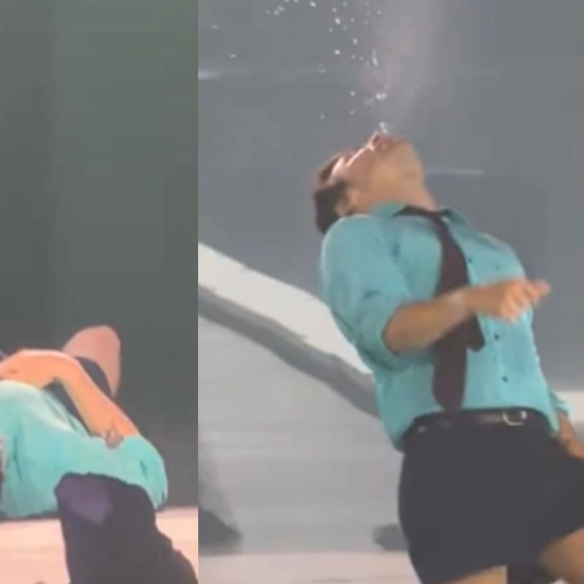 El susto de Harry Styles en Wembley: Se atragantó con agua en pleno concierto