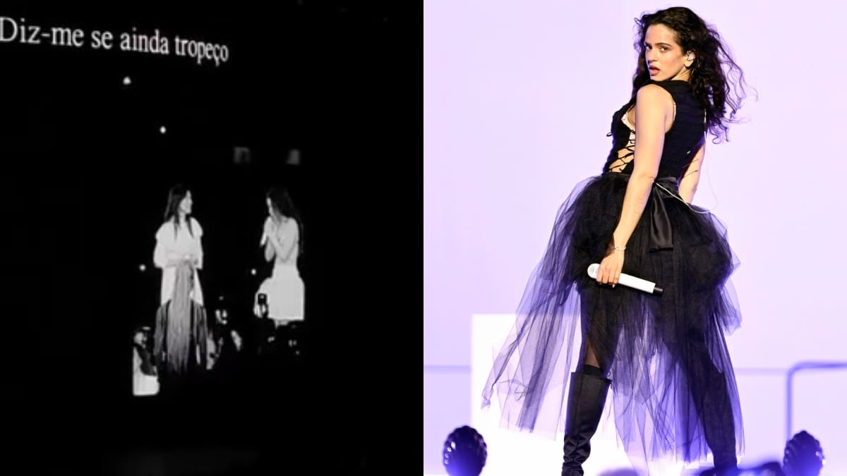 ¡Por primera vez en vivo! Rosalía canta "Memória" junto a Carminho y así sonó