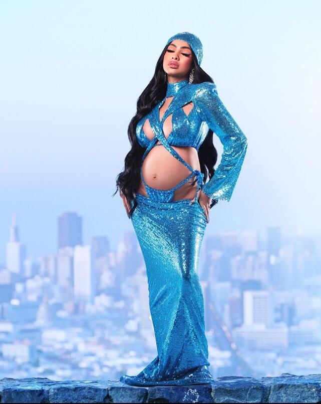 Fotografía del Instagram de Yailín @yailinlamasviralreal