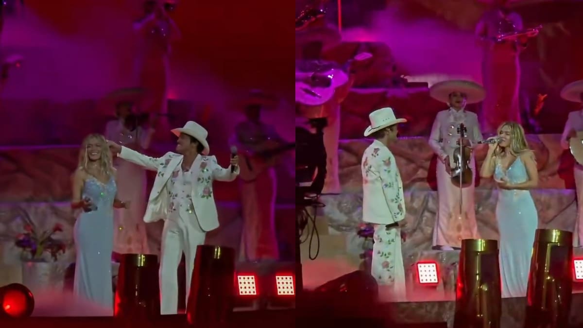 ¡Sorpresa en Los Ángeles! Bruno Mars y Karol G cantan "Risk It All" durante el "Tropitour"