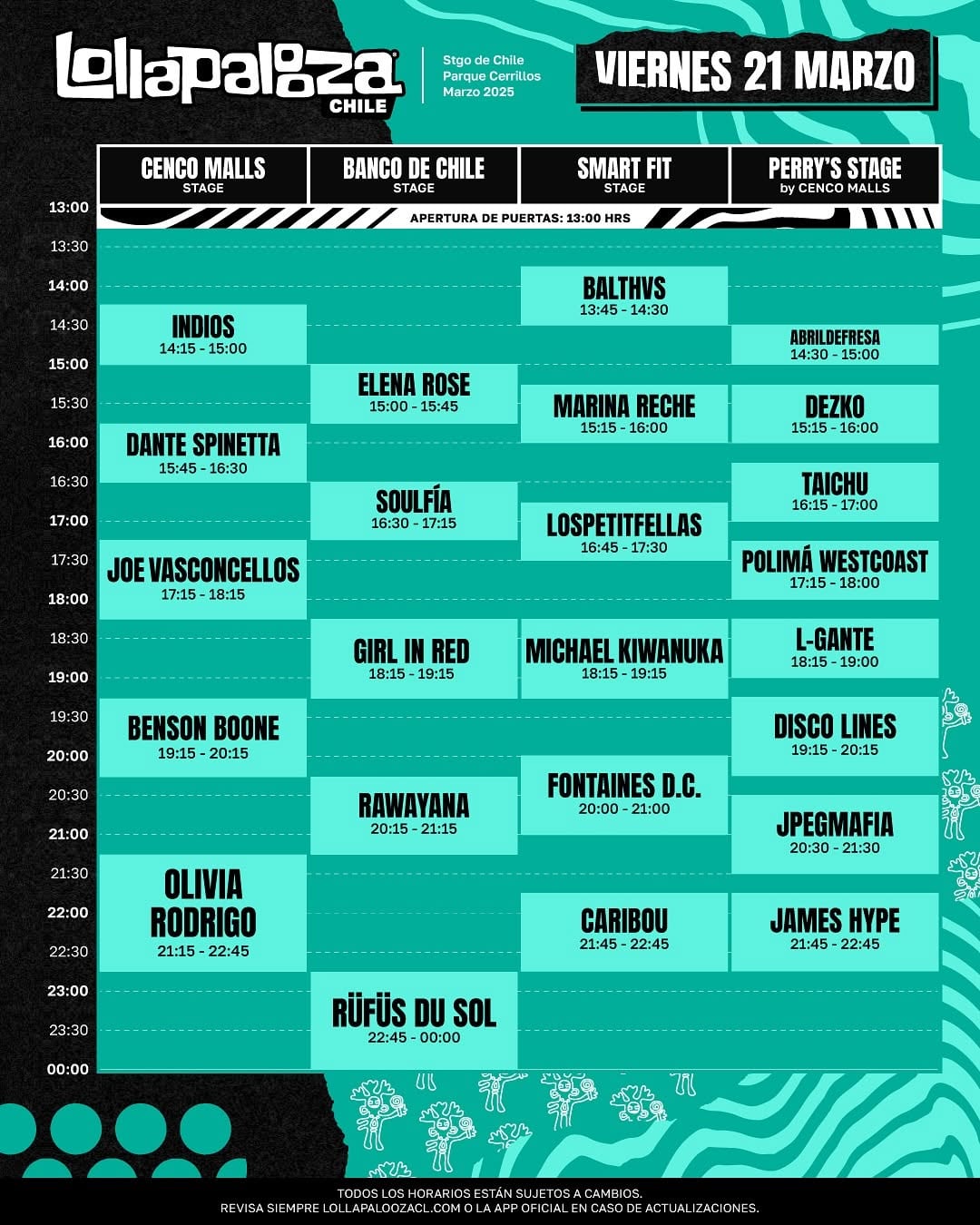 CL - Lollapalooza Chile 2025