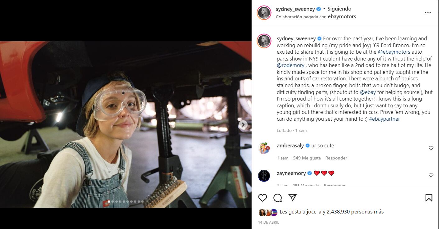 Sydney Sweeney Ford Bronco