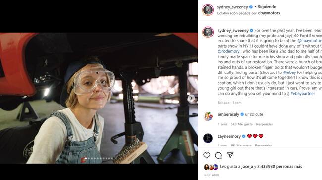 Sydney Sweeney Ford Bronco