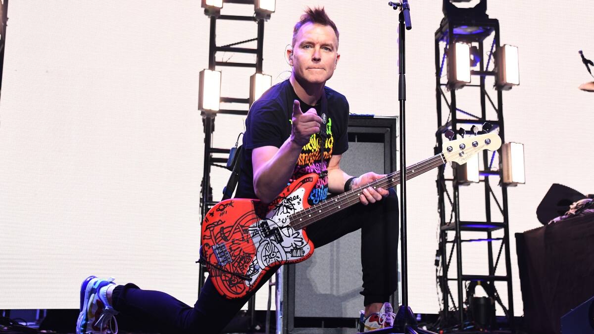 ¡Aguante! Mark Hoppus de Blink-182 reveló que está «libre de cáncer»