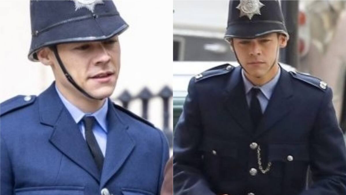 Revelan imágenes de Harry Styles vestido como policía británico: ¡Así reaccionaron las redes!