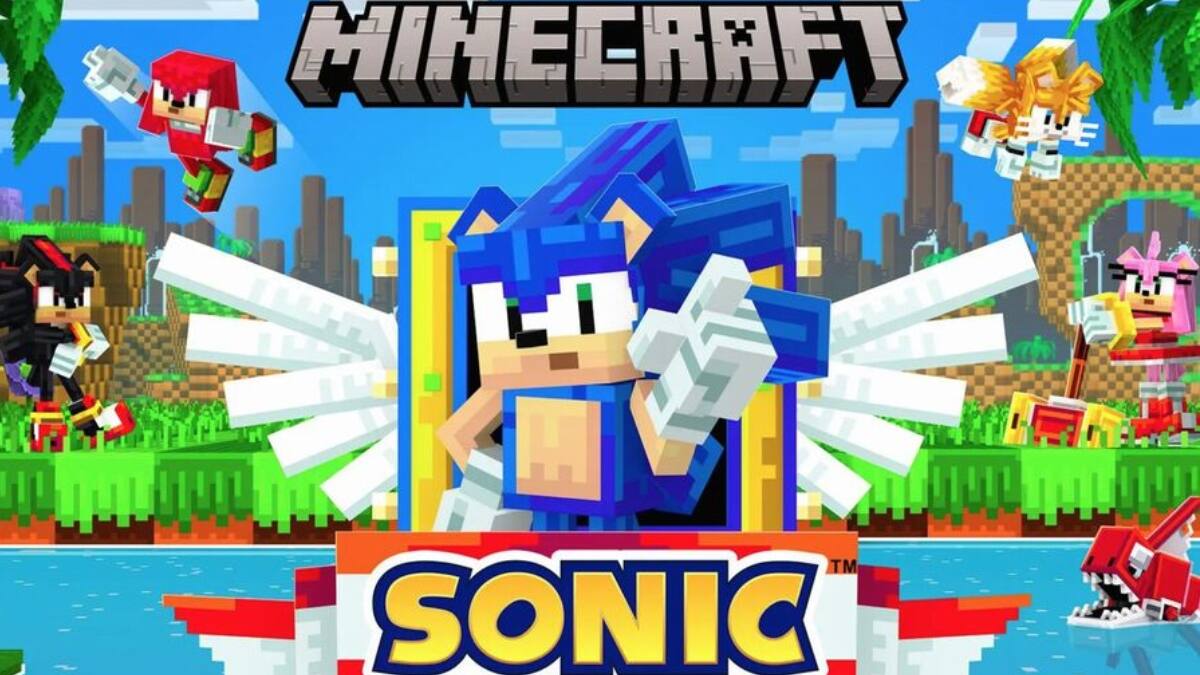 Sonic llegará gratuitamente como un DLC a Minecraft