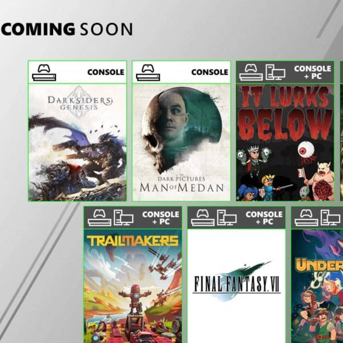 Seis nuevos títulos llegarán esta semana a Xbox Game Pass