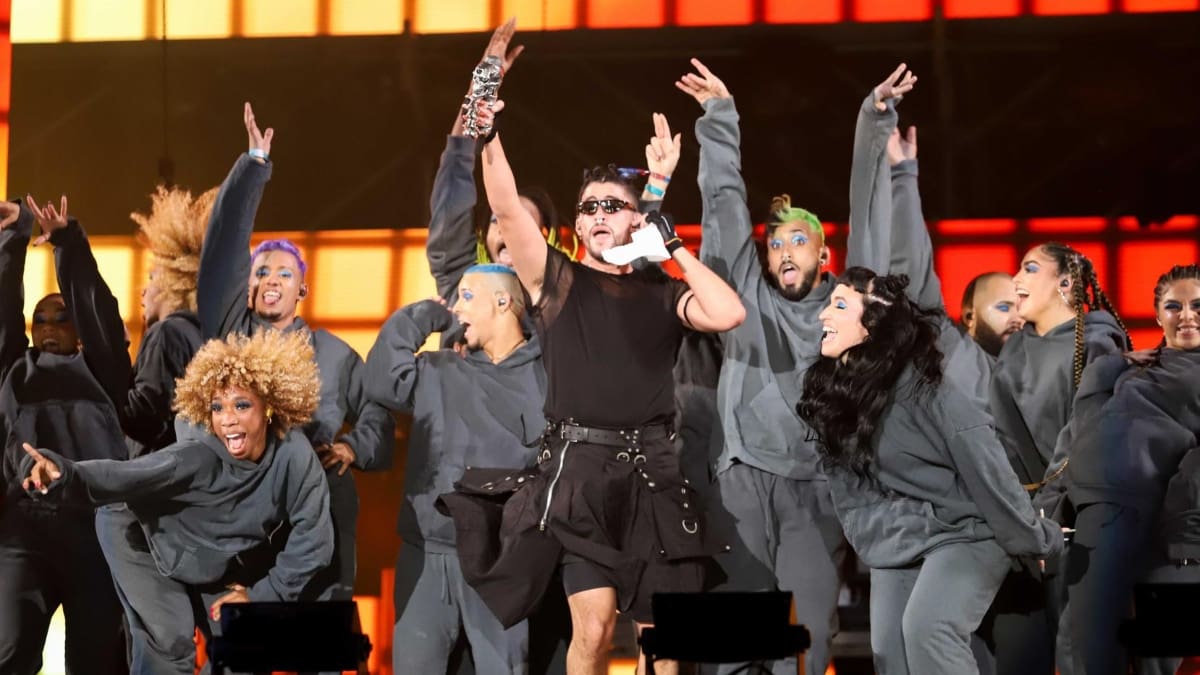 Bad Bunny volvió a los escenarios con sus conciertos “P FKN R”