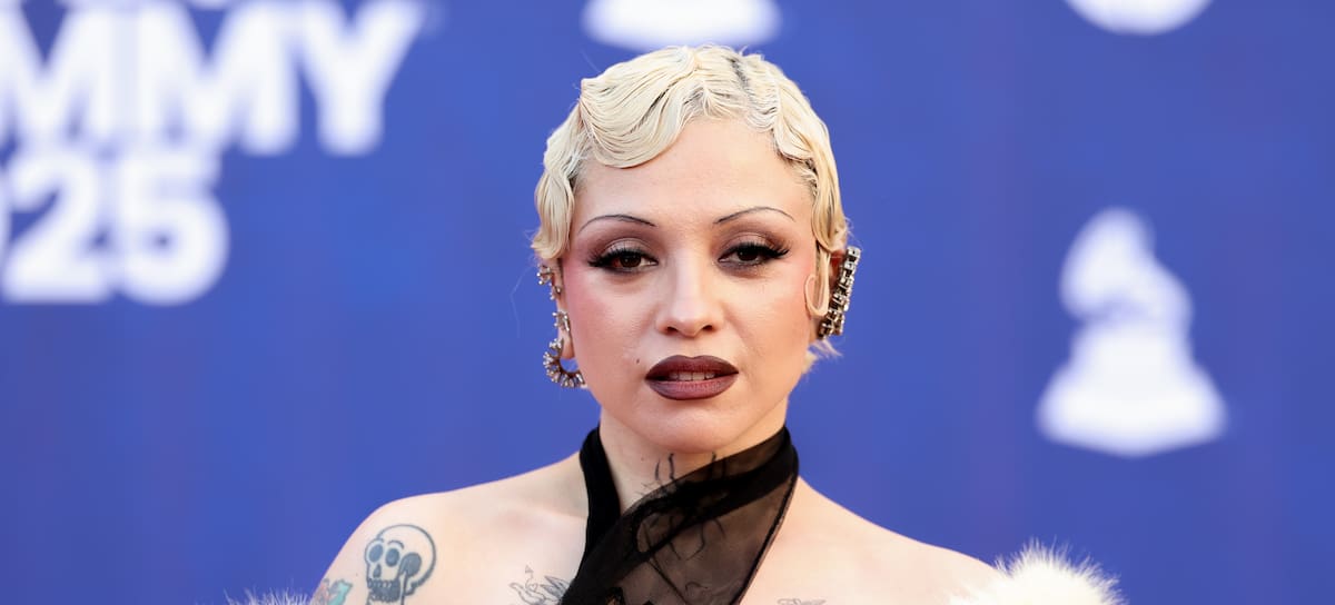 Mon Laferte at the 26th Annual Latin GRAMMY Awards held at the MGM Grand Garden Arena on November 13, 2025 in Las Vegas, Nevada. (Photo by Christopher Polk/Billboard via Getty Images)