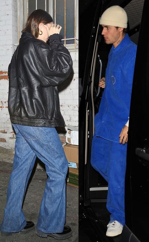 Hailey Bieber y Justin Bieber (BACKGRID vía E! News)</span>