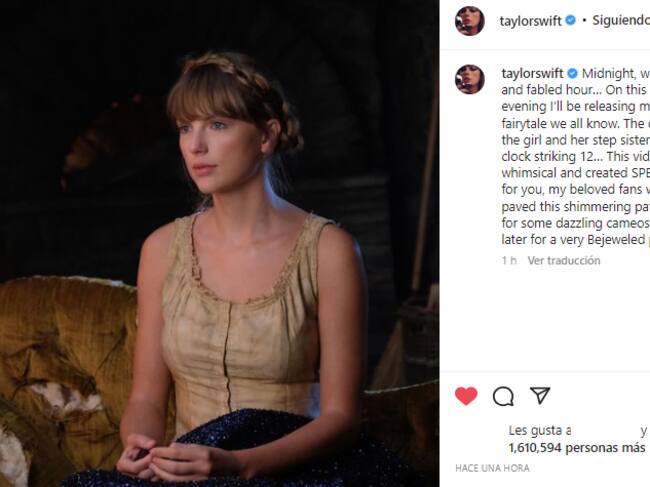 Captura @TaylorSwift