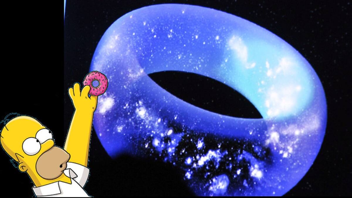 ¡Los Simpson lo hicieron otra vez! Universo podría tener forma de donut según astrofísicos