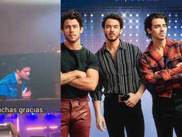 "Amo Chile": Joe interactúa con fan chilena durante concierto de los Jonas Brothers en Estados Unidos