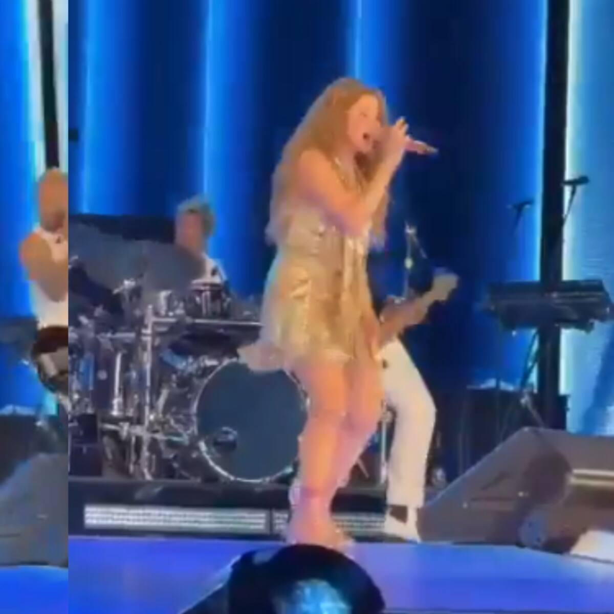 Aquí no pasó nada: Shakira sufre caída durante su show en El Salvador