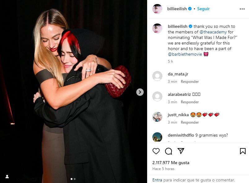 Billie Eilish Instagram