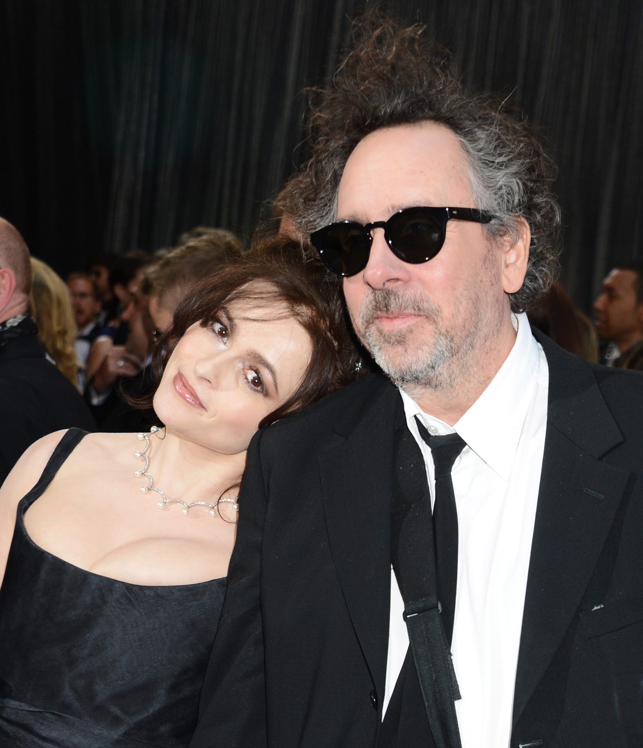 Helena Bonham Carter y Tim Burton en los Óscars (febrero del 2013) (Getty Images)