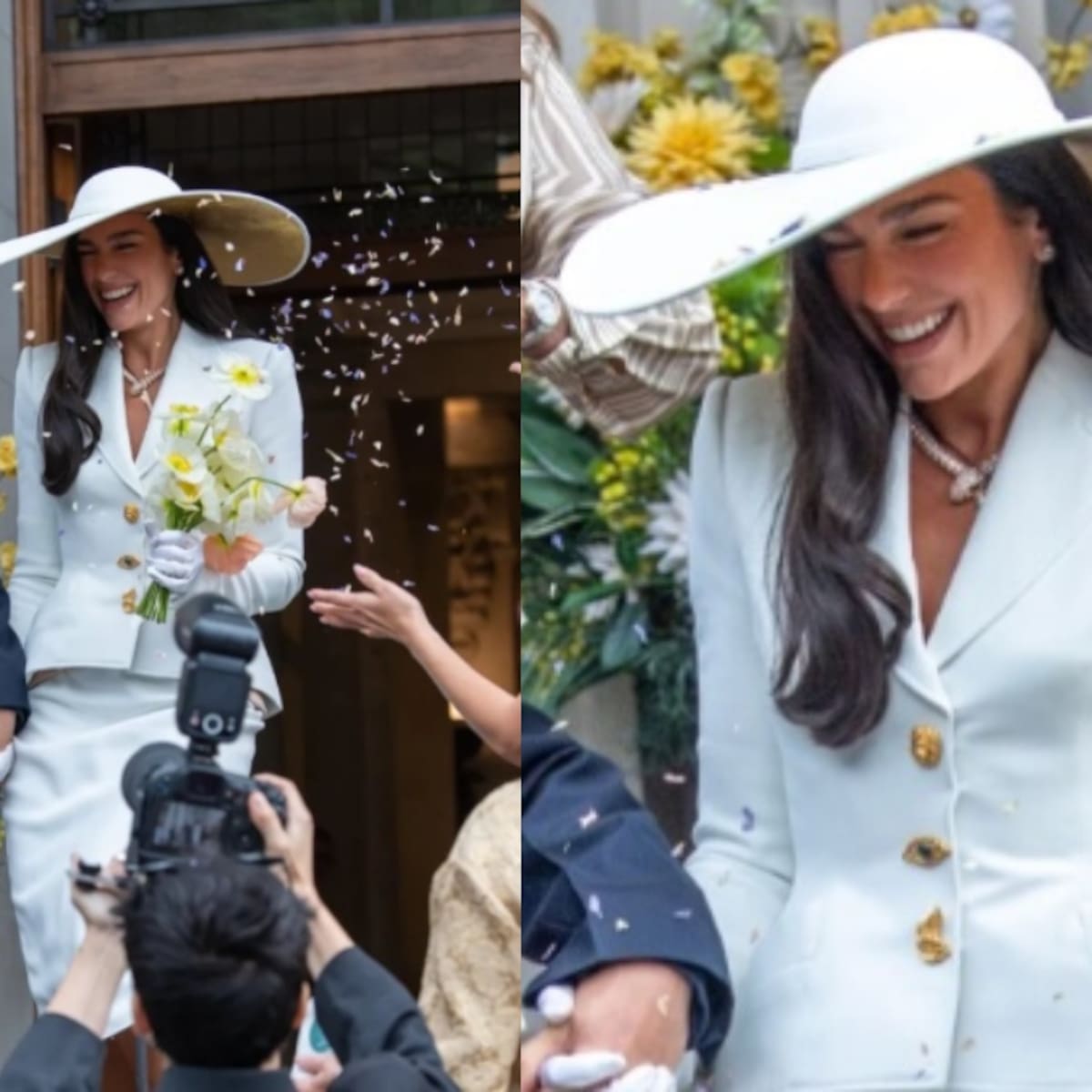 ¡Se casaron! Dua Lipa y Callum Turner dieron el "sí" en el altar en una íntima ceremonia