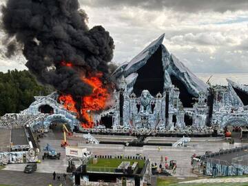 Escenario de Tomorrowland se incendia a días de empezar el festival: ¿Qué pasará con el evento?