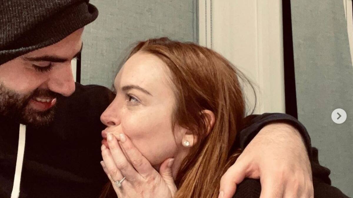 ¡Se nos casa! Lindsay Lohan anunció su compromiso junto a Bader Shammas