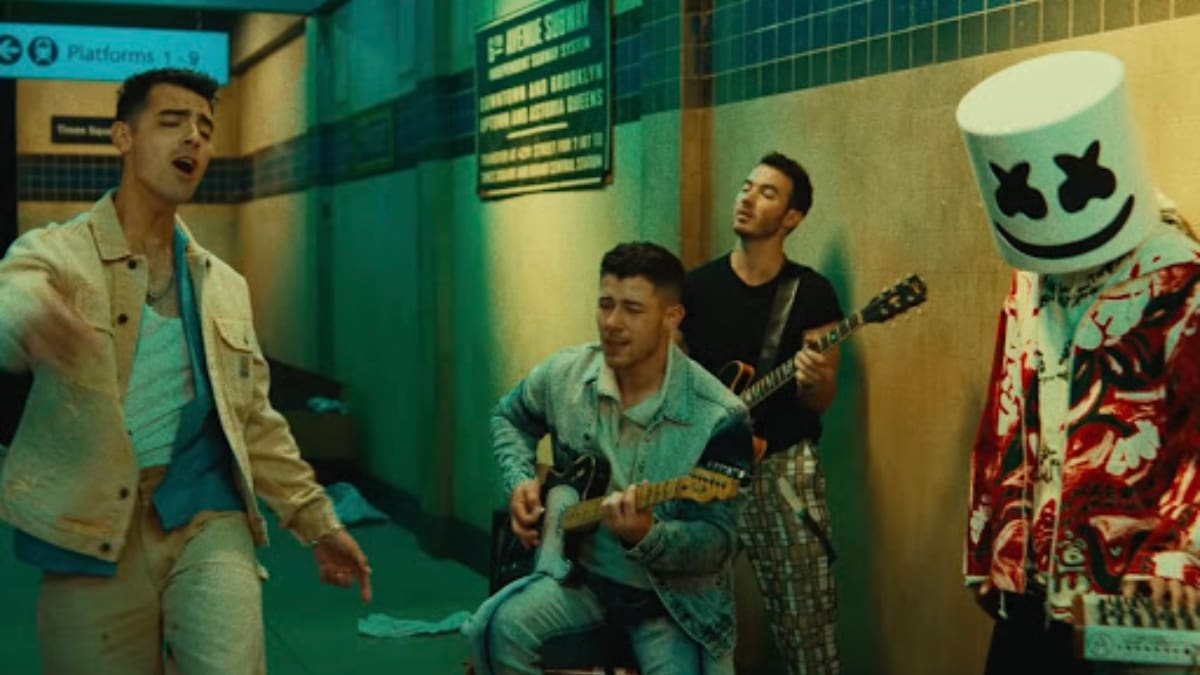 ¡Me encanta! «Leave Before You Love Me» de Jonas Brothers con Marshmello ya tiene videoclip