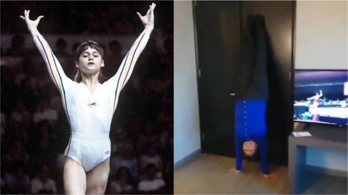 Nadia Comaneci aplaudió video de Yasna Provoste haciendo piruetas en Twitter, pero después borró el mensaje