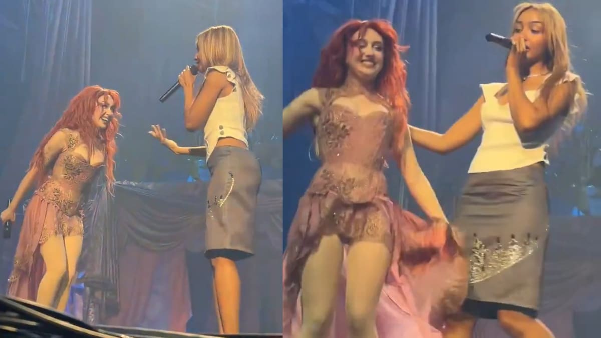 Chappell Roan y PinkPantheress sorprenden arriba del escenario: Así sonó "Tonight" en Los Ángeles