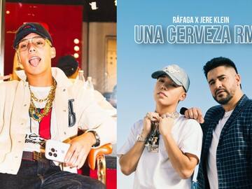 Jere Klein y Ráfaga se unen en "Una Cerveza RMX", la nueva versión del hit de la banda argentina