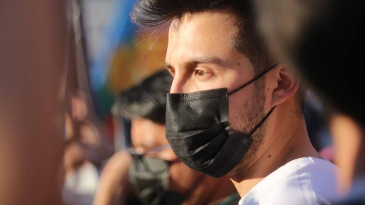 Gustavo Gatica estuvo presente en las manifestaciones conmemorativas del Estallido Social