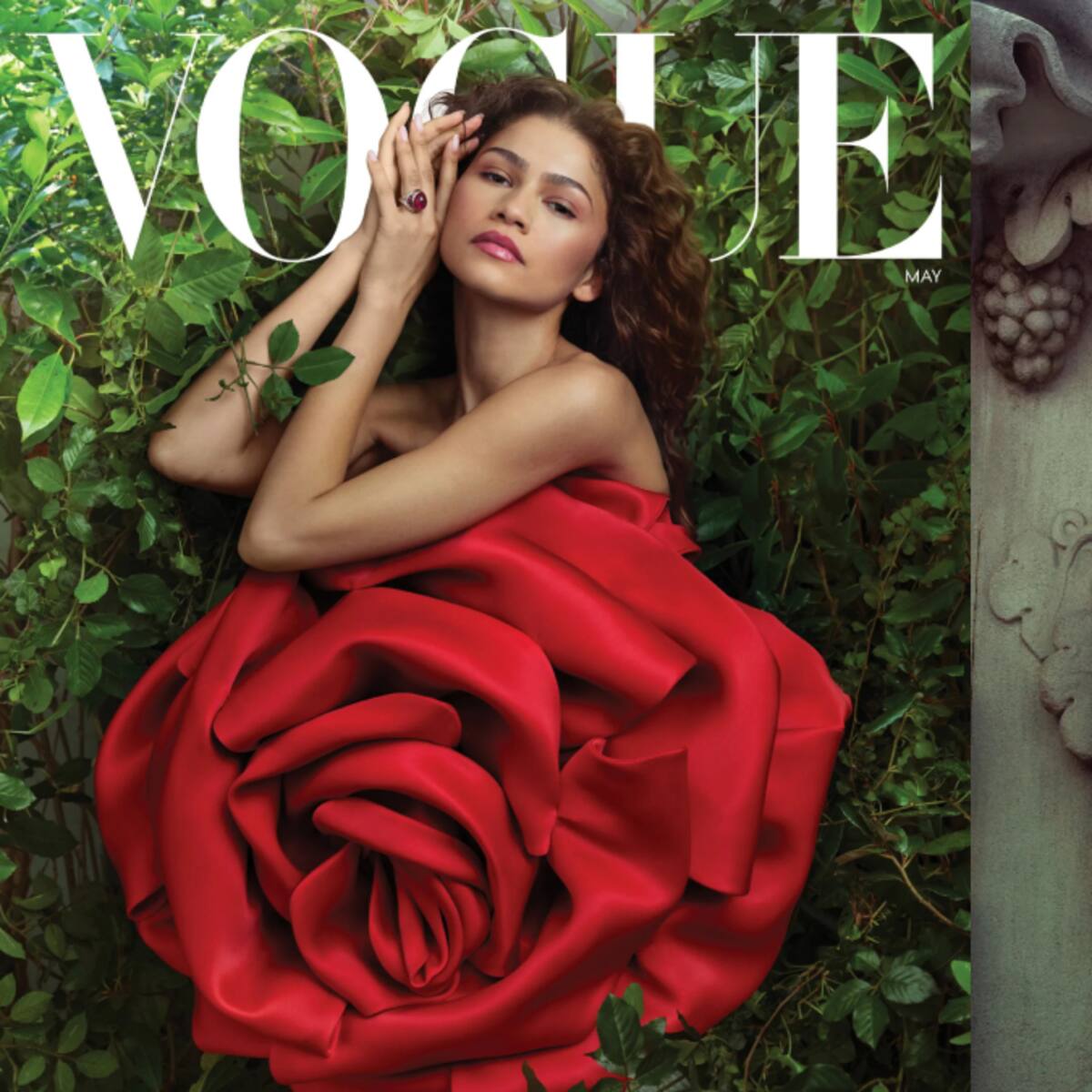 Zendaya derrocha glamour en su portada de Vogue
