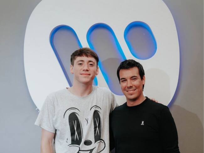 Paulo Londra y Warner Music Latina / Créditos: @billboardar