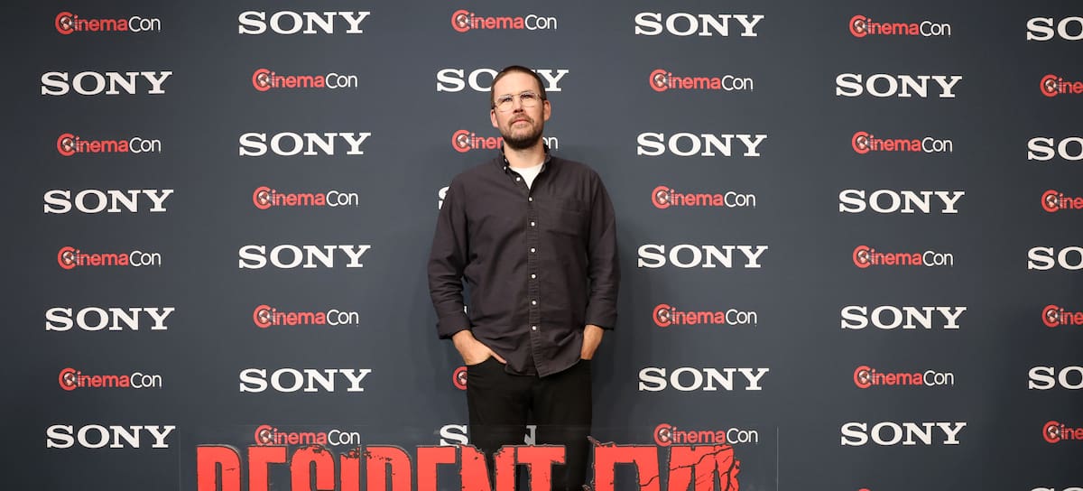 LAS VEGAS, NEVADA - APRIL 13: Zach Cregger at a Photo Call for RESIDENT EVIL at CinemaCon 2026 for Sony Pictures at The Colosseum at Caesars Palace on April 13, 2026 in Las Vegas, Nevada. (Photo by Eric Charbonneau/Sony Pictures via Getty Images)