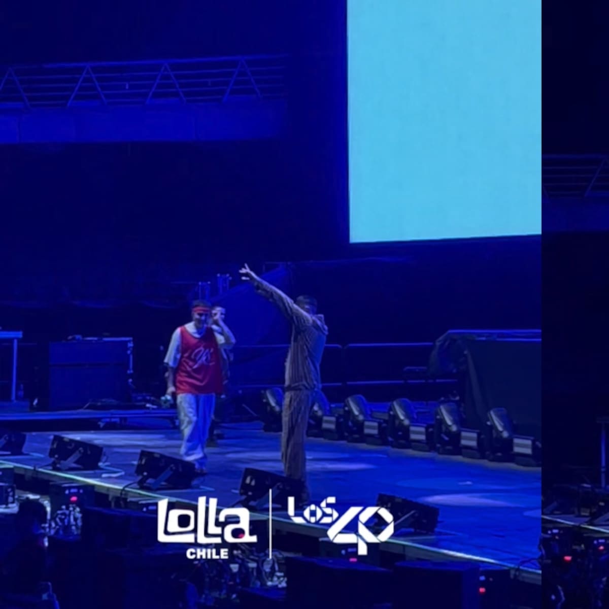 Benja Valencia sorprende cantando junto a Sinaka en Lollapalooza Chile 2026